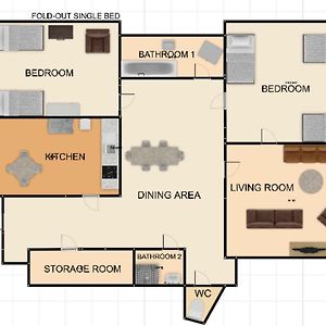 Appartement met Drie Slaapkamers